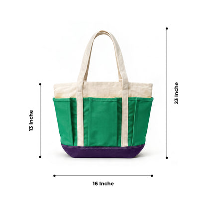 Canvas Tote Bag - Green