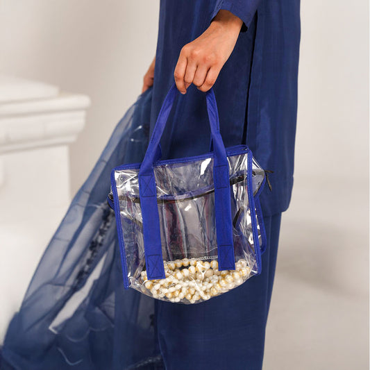 Make-up & Jewellry Bag - Blue 2 Pieces
