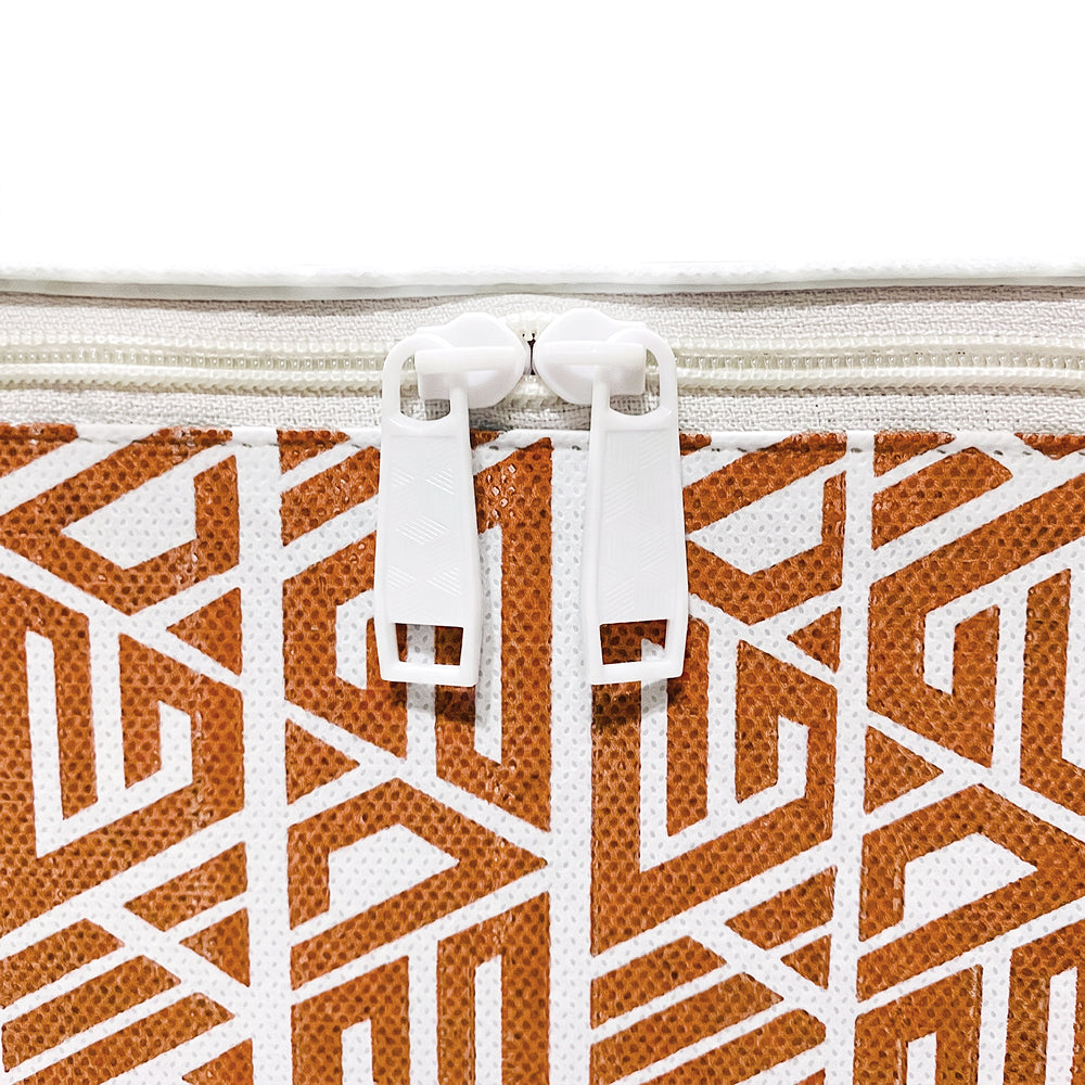 Printed Storage Bag - Orange 2 Pieces