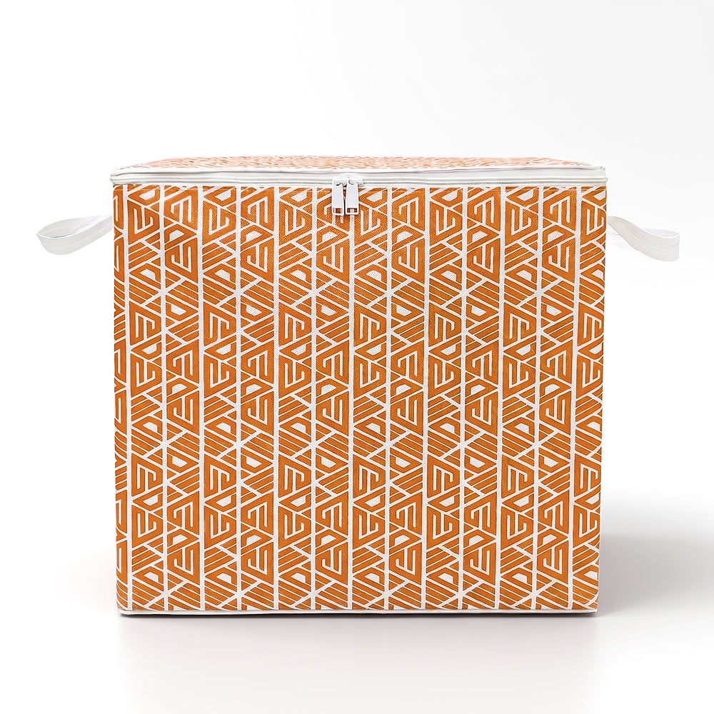 Printed Storage Bag - Orange 2 Pieces