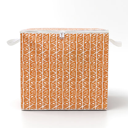 Printed Storage Bag - Orange 2 Pieces