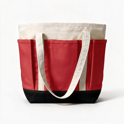 Canvas Tote Bag - Red