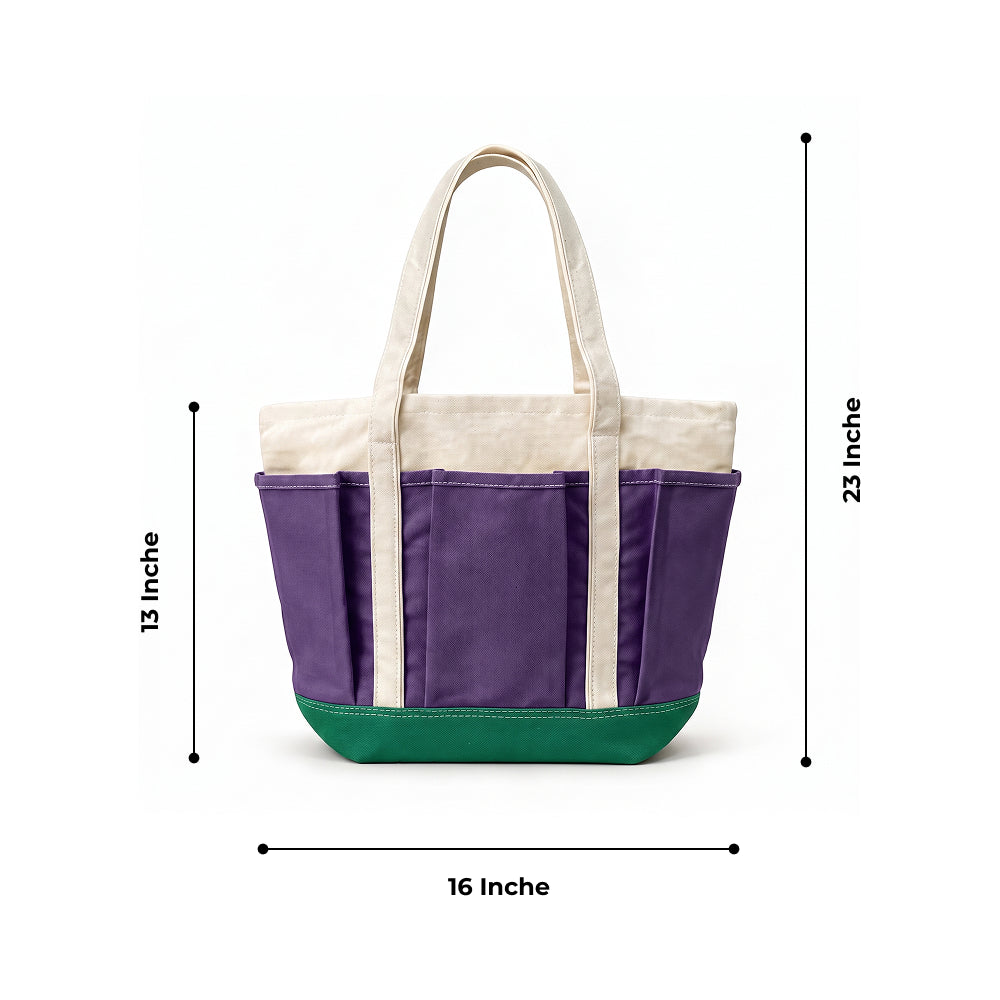Canvas Tote Bag - Purple