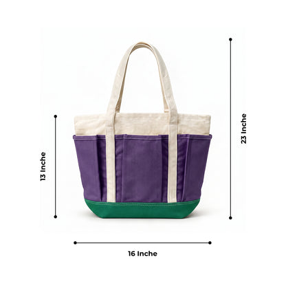 Canvas Tote Bag - Purple