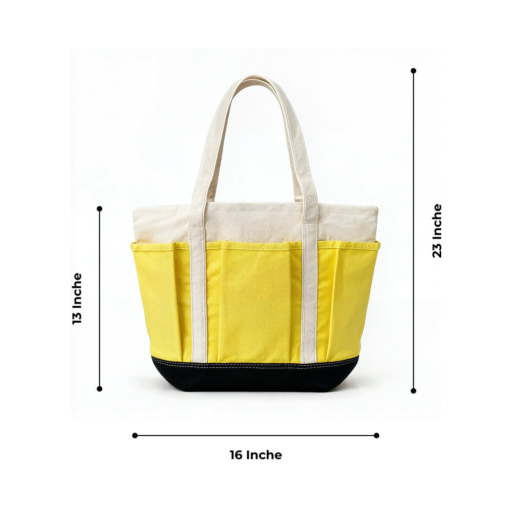Canvas Tote Bag - Yellow