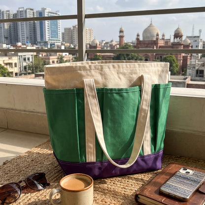 Canvas Tote Bag - Green
