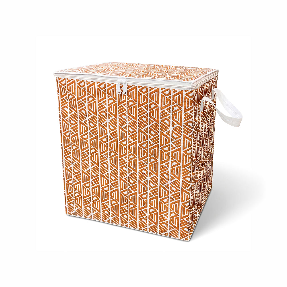 Printed Storage Bag - Orange 2 Pieces