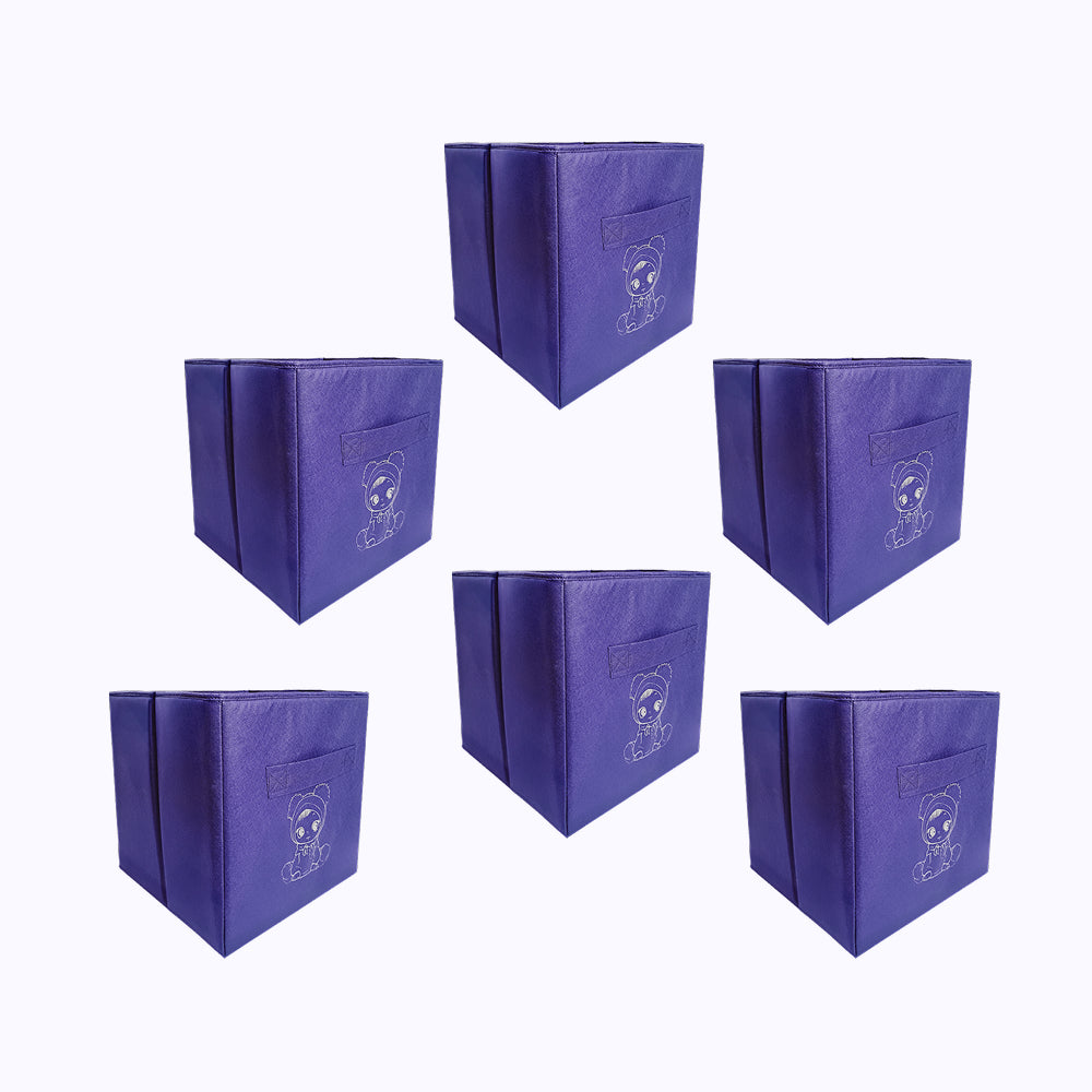 Toy Basket - Purple 2 Pieces