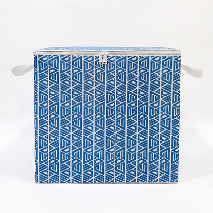 Printed Storage Bag - Blue 2 Pieces