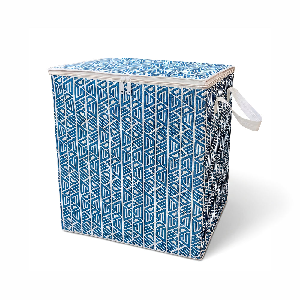 Printed Storage Bag - Blue 2 Pieces