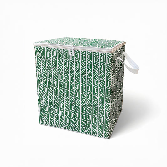 Printed Storage Bag - Green 2 Pieces